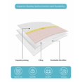 thumbnail image 5 of Quilts Queen Size Bedding Set, Modern Pink Gold Lightweight Quilted Comforter, Minimalist Geometric Yellow Striped Soft Reversible Bedspread Coverlet with Pillow Covers for All Season, 90" x 96", 5 of 7