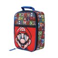 thumbnail image 2 of Super Mario Bros. Character Tiles Kids Dual Compartment Insulated Lunch Bag, 2 of 7