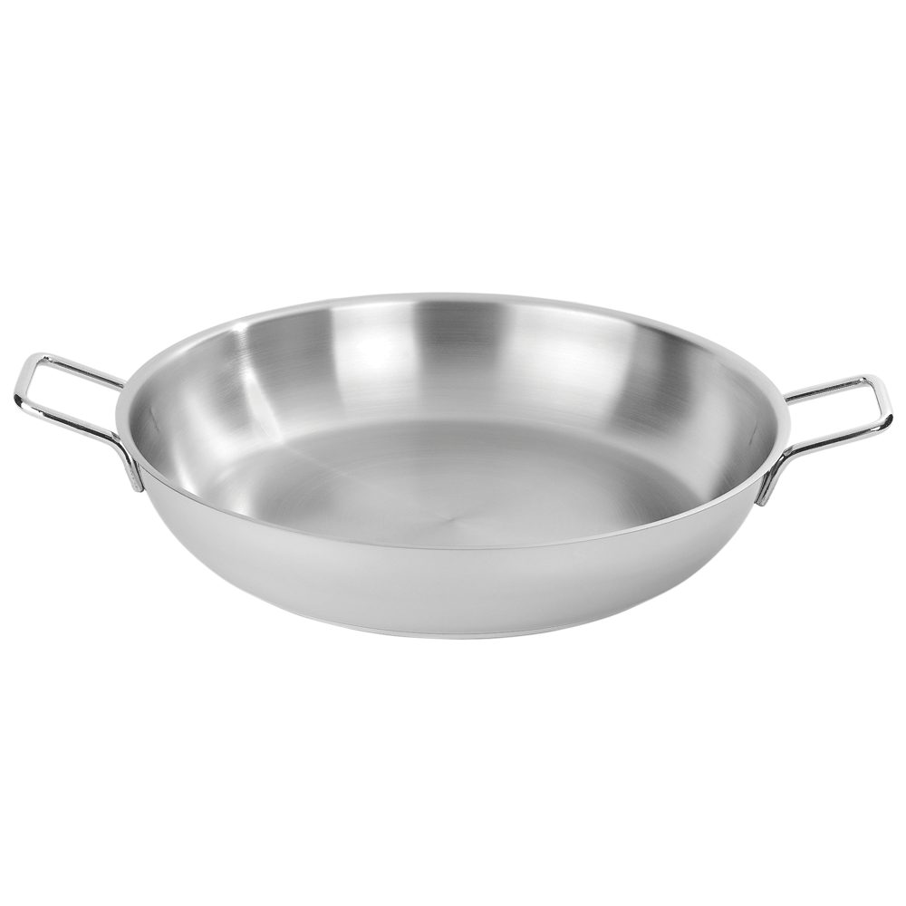 Demeyere Resto 14.8qt Stainless Steel Paella Pan