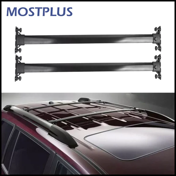 MOSTPLUS Roof Rack Cross Bars Top Rail Luggage Carries for Toyota 2008-2013 Highlander