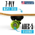 thumbnail image 5 of Mini Cruiser Skateboard for Kids and Teens – Lightweight 22" Maple Deck – Smooth 50mm Wheels – Locker Board for School, Travel, and Campus – Madd Gear Skateboard, 5 of 10