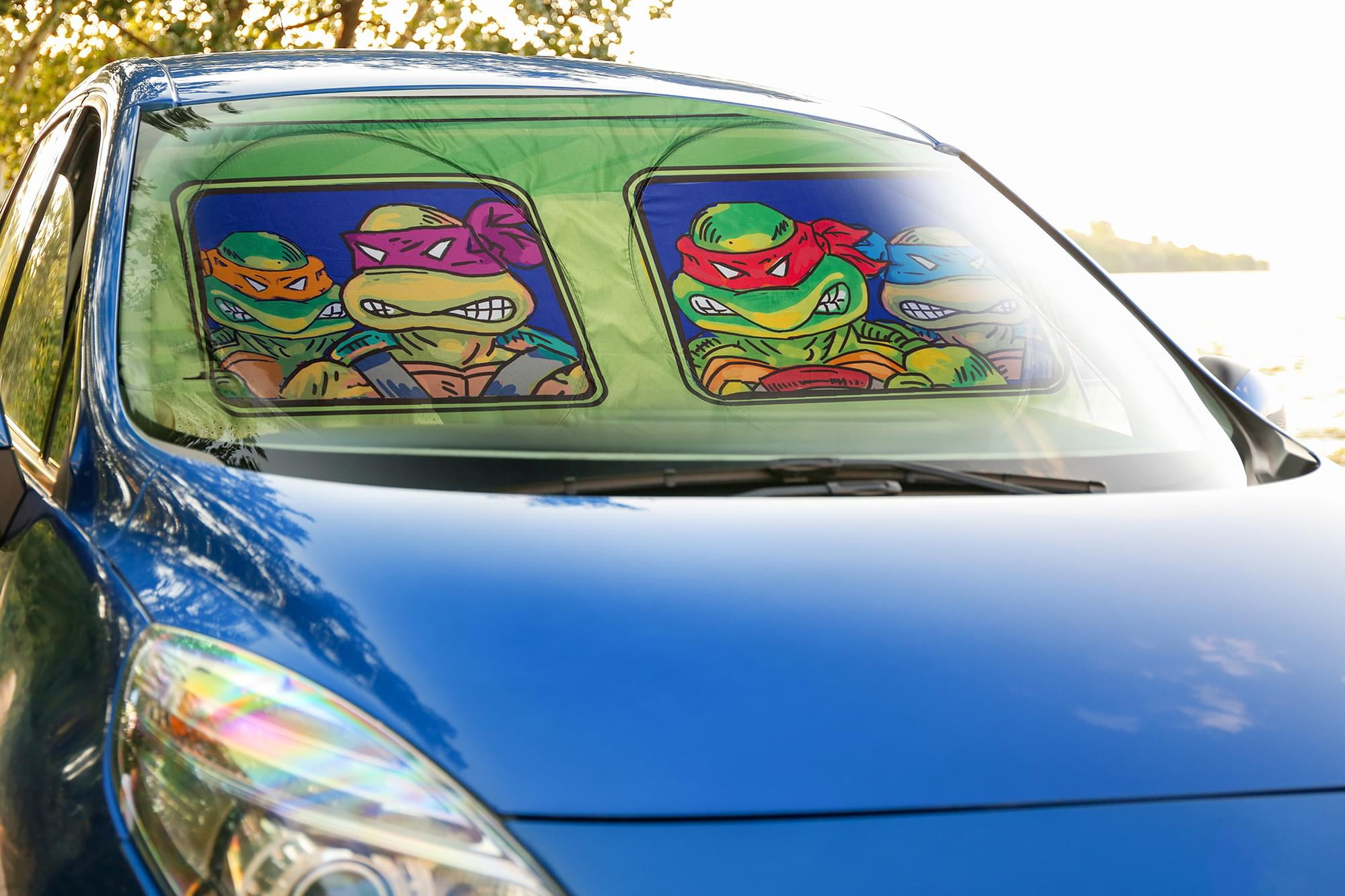 Turtles Ninja 2 Rear Side Window Sun shades for Baby Boy Blinds Mesh 44x 35cm 