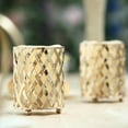 thumbnail image 6 of Efavormart 2 Pack 4" Tall Metal Gold Candle Holder Set Votive Candle Holder Set Wedding Table Centerpiece, 6 of 11