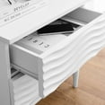thumbnail image 7 of Modway Wavelet 2-Drawer Nightstand in White, 7 of 7