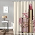 thumbnail image 2 of Shiartex Flower Shower Curtain Cloth Fabric Bathroom Decor Set with Hooks Washable Bathroom Shower Curtain Set 100% Polyester Fiber 60x72, 2 of 7
