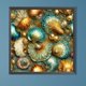 thumbnail image 4 of 5D DIY Taladro Parcial AB Diamante Pintura Conchas 45x45cm, 4 of 6