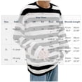 thumbnail image 3 of qafoshin Men's Striped Crewneck Long Sleeve T-Shirts Fall Casual Soft Loose Fit Casual Tops Fashion Basic Lounge Pullover Shirts, 3 of 3