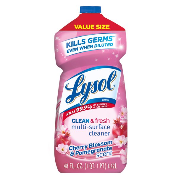 Lysol Clean & Fresh MultiSurface Cleaner, Cherry Blossom, 48oz