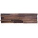 thumbnail image 3 of Panel de listones de madera de nogal negro de alta gama para clientes de Arabia Saudita, panel de madera 3D de 80 x 20 cm para decoración de pared para fondo artístico, 3 of 5