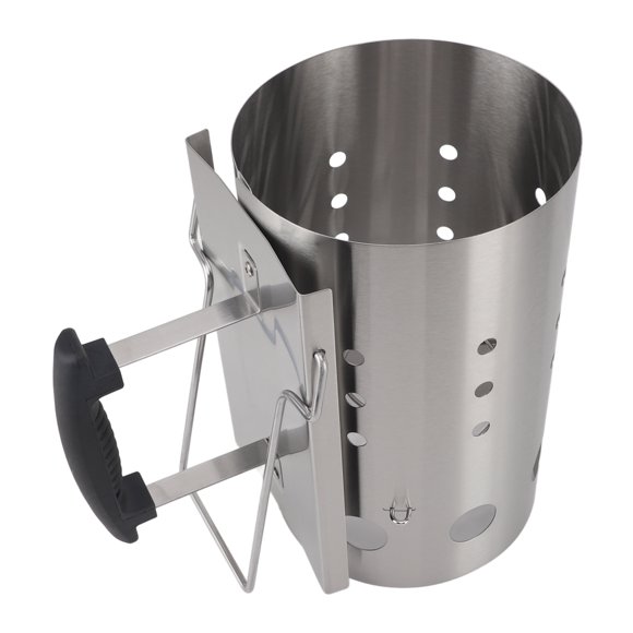 Fire Starter Chimney, Time Saving Efficient Stainless Steel Chimney Starter for BBQ for Camping