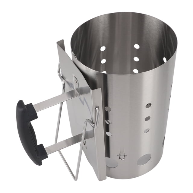 Fire Starter Chimney, Time Saving Efficient Stainless Steel Chimney Starter for BBQ for Camping