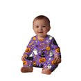 thumbnail image 7 of Halloween Romper Family Pajamas Sets 2Pcs Ghost Print Holiday PJs Jumpsuit Sleepwear Loungewear for Baby, 7 of 7