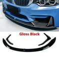 thumbnail image 6 of NINTE Front Lip for BMW M3 F80 M4 F82 F83 15-20 Gloss Black Bumper Splitter MP Style 3PCS, 6 of 7
