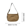 thumbnail image 2 of Women's Large Capacity Nylon Tote Bag, Lightweight Water Resistant Crossbody Shoulder Bag with Adjustable Wide Strap for Work Travel School Daily Use, 2 of 6