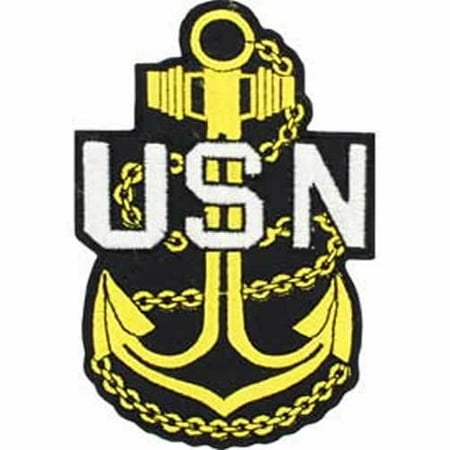 - USN NAVY CHIEF PETTY OFFICER CPO ANCHOR PATCH E-7 SAILOR VETERAN RETIRED