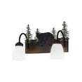 thumbnail image 2 of Meyda Tiffany 51063 Northwoods 2 Light 15" Wide Bathroom Vanity Light, 2 of 4