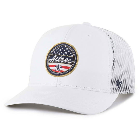 Men's '47 White Houston Astros Homage Adjustable Trucker Hat