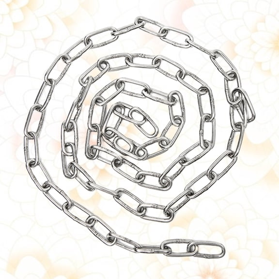 BESTYASH 1Pc Stainless Steel Heavy Duty Pet Pulling Chain Plated Silver Dog Control Accessory