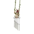 thumbnail image 1 of Carillón de viento escultural con temática animal, figura única rústica, regalo ideal para colgar Marrón claro, 1 of 9