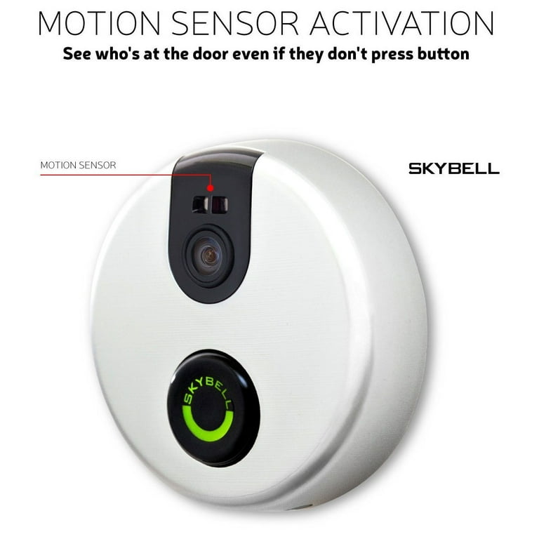 SkyBell Wi-Fi Video Doorbell, Wireless Button, Smart Chime