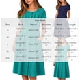 thumbnail image 3 of Dresses for Women, Women's A-Line Midi Dress, Short Sleeve Round Neck Button Front Casual Work Dress with Pockets for Summer, 3 of 6