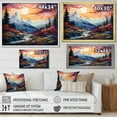 thumbnail image 4 of Designart "Mountains Majestic Peaks Painting II" Landscapes Canvas Print, 4 of 5