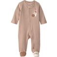 thumbnail image 1 of Mameluco Child of Mine con Cierre Doble, Café, Talla 3-6M, 1 of 2