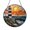 Acrylic 3.5 Inch, variant on Coastal Lighthouse Window Hanging, Stained Glass Style Beach House Suncatcher Panel