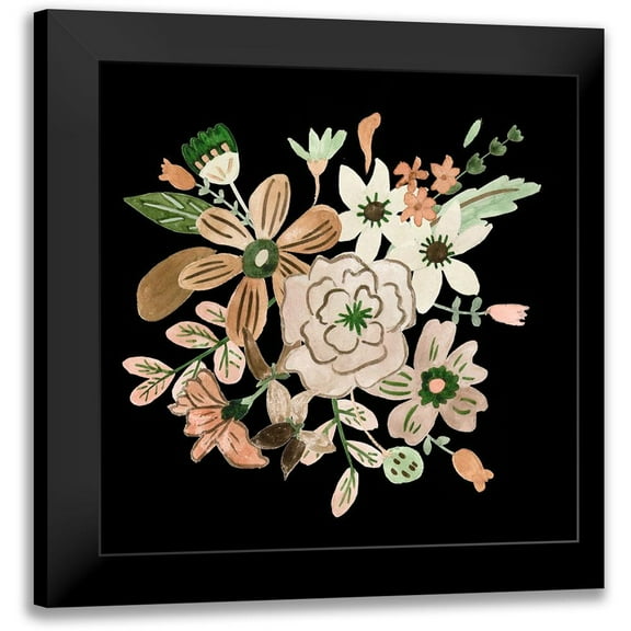 Wang, Melissa 12x12 Black Modern Framed Museum Art Print Titled - Sweet Fest II