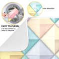 thumbnail image 2 of Yayeee Dish Drying Mat for Kitchen Counter 16"x18" Microfiber Absorbent Pad, Colorful Geometric, 2 of 7