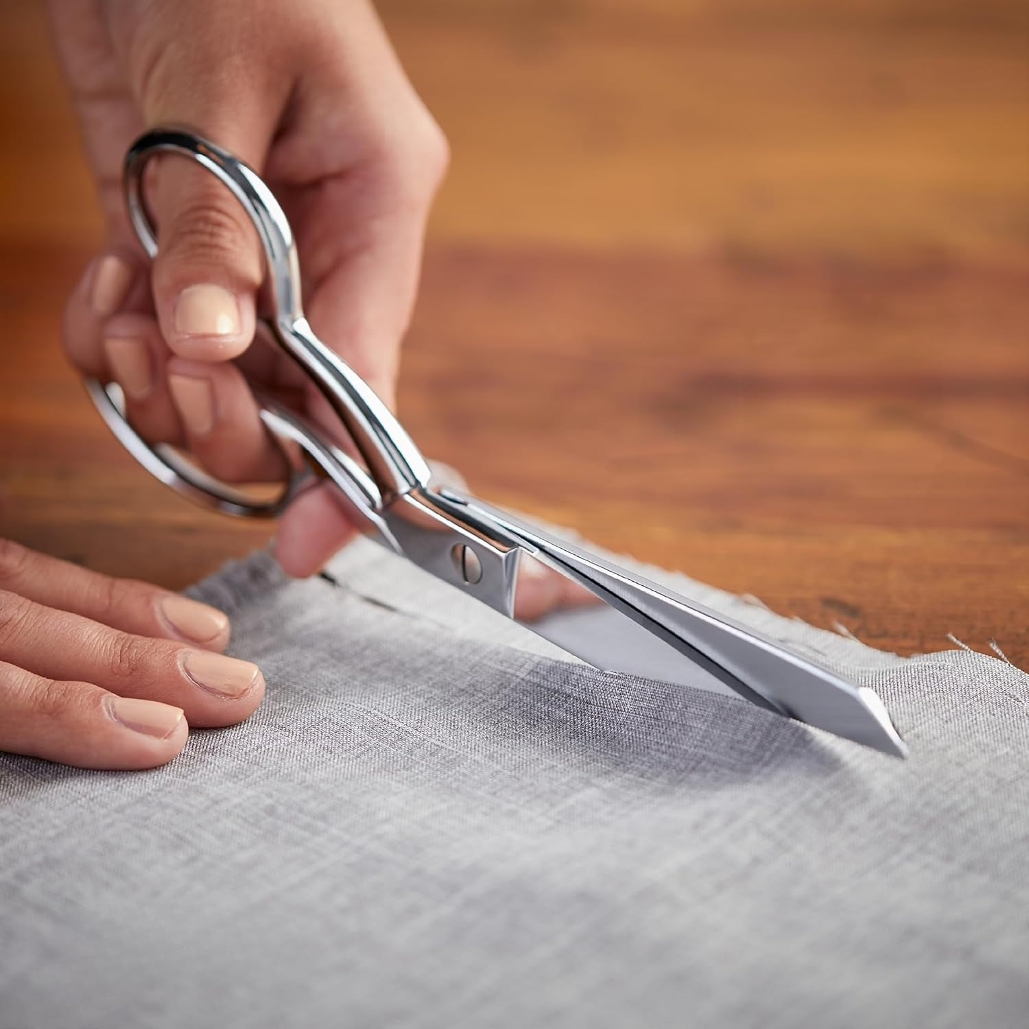 Tailor cloth scissors, 8 inch stainless steel scissors, sharp blade steel sewing scissors