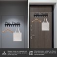 thumbnail image 3 of Coat Hook Rack Wall Mounted Coat Rack Metal Coat Hook Rail for Hat Towel Robes Keys, 3 of 8