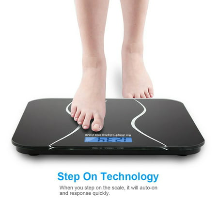 Zimtown 180KG Digital Electronic LCD Bathroom Weighing Scale New Weight Scales