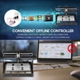 thumbnail image 4 of Riwcyla 30*18 Pro Router Kit GRBL Control 3 with Offline Controller Acrylic PCB PVC Wood Carving Milling Engraving Machine Engraver XYZ Working Area 300x180x40mm, 4 of 6