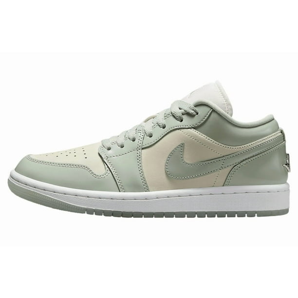 Ni - ke Size 6 Ni - ke Women's Air Jordan 1 Low SE Shoes Seafoam Green Silver HF4078-100