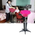 thumbnail image 2 of FETCOI Plastic Rolling Stand Shampoo Basin with 10L Water Bucket, Hair Salon Portable Treatment Bowl Mobile Shampoo Sink Backwash Hair Basin (Pink), 2 of 9