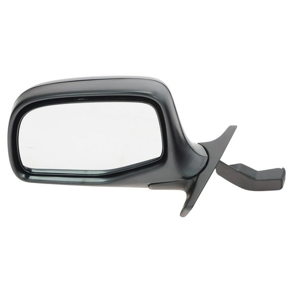 TRQ Chrome Manual Side View Door Mirror Driver Left LH for Ford Truck Bronco MRA05137 Fits select: 1992-1997 FORD F150, 1992-1997 FORD F250
