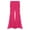 Hot Pink, variant on TiaoBug Women's Belly Trousers Side Slit Wide Leg Pants Practice Dancewear for Stage Performance Red One Size