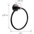 thumbnail image 2 of Design House 582767-MB Kelton Towel Ring Matte Black, 2 of 8