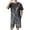 Dark Gray, variant on TBWNWG Men's Summer Short Sleeve Pajama Set Comfortable Loungewear Outfit for Indoor and Outdoor Leisure Wear,Sizes 3XL