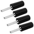 thumbnail image 1 of Octpeak Banana Male Plug,100Pcs Banana Plug Male Nickel Plated Brass Pin Straight for Inner Spring Panel J.10001 2mm,Straight Banana Audio Speaker Cable Plug, 1 of 8