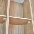 thumbnail image 5 of ifundom 50Pcs Clear Shelf Bracket Pegs for Kitchen Cabinets Easy to Install Durable Materials, 5 of 5