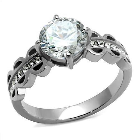 Silver Womens Ring Anillo Para Mujer y Ninos Unisex Kids 316L Stainless Steel Ring San DIego