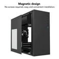 thumbnail image 3 of 2 Pcs DIY PC Case Dust Mesh Filter PVC Magnetic Dust Filter Cover Computer Case Fan Dust Filter for Power Supply Fan Vent, 3 of 7