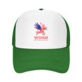 thumbnail image 2 of Yeshua Jesus Christian Trucker Hats Green One Size Adjustable Snapback Hat, 2 of 5