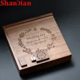 thumbnail image 1 of Wood Photo Gift Box USB 2.0 Flash Drives Free Logo Wedding Custom Pen Drive Real Capacity Memory Stick Photography U Disk 64G, 1 of 4