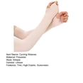 thumbnail image 6 of Mdesiwst 1 Pair Unisex Ice Silk Cycling Sleeves Thumbhole Design Solid Color Sun Protection Arm Cover Running Driving Basketball Sports Sleeves, 6 of 6