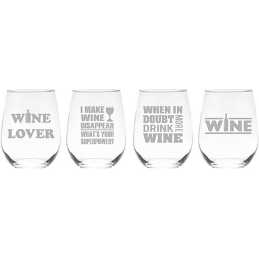 Wine Lover stemless wine glass (set of 4)