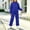 A120 Blue, variant on Kids Girls' 2-Piece Tracksuit Set Half Zip Pullover Sweatshirt and Jogger Sweatpants Long Sleeve Activewear Casual Lounge Wear for Sports Running Play