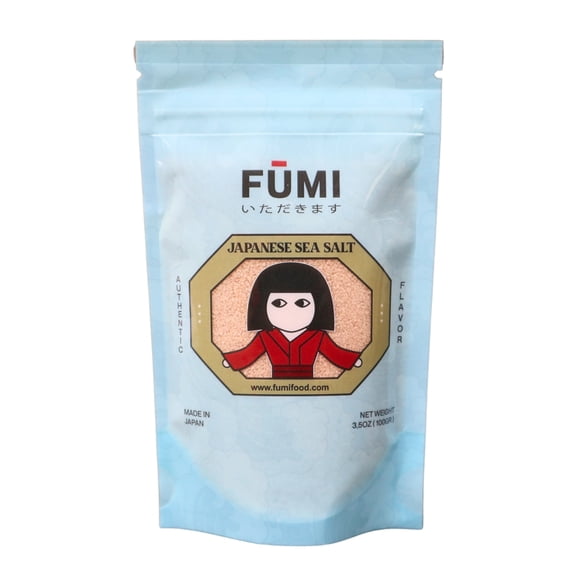 FMI Japanese Sea Salt - Handcrafted All-Natural Gourmet Fine Ground Salt From Japan - Mineral Rich and Naturally Iodized - 3.53 oz